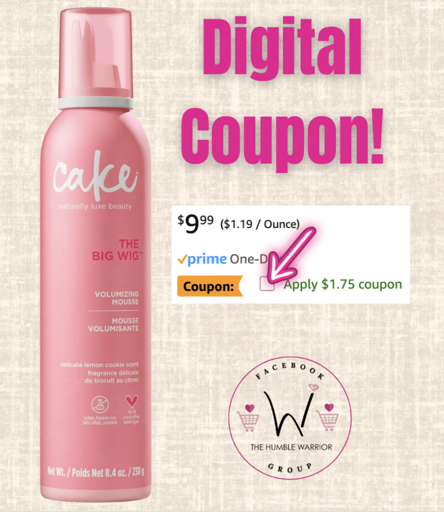 The Cake Beauty Volumizing Mousse, The Big Wig!
